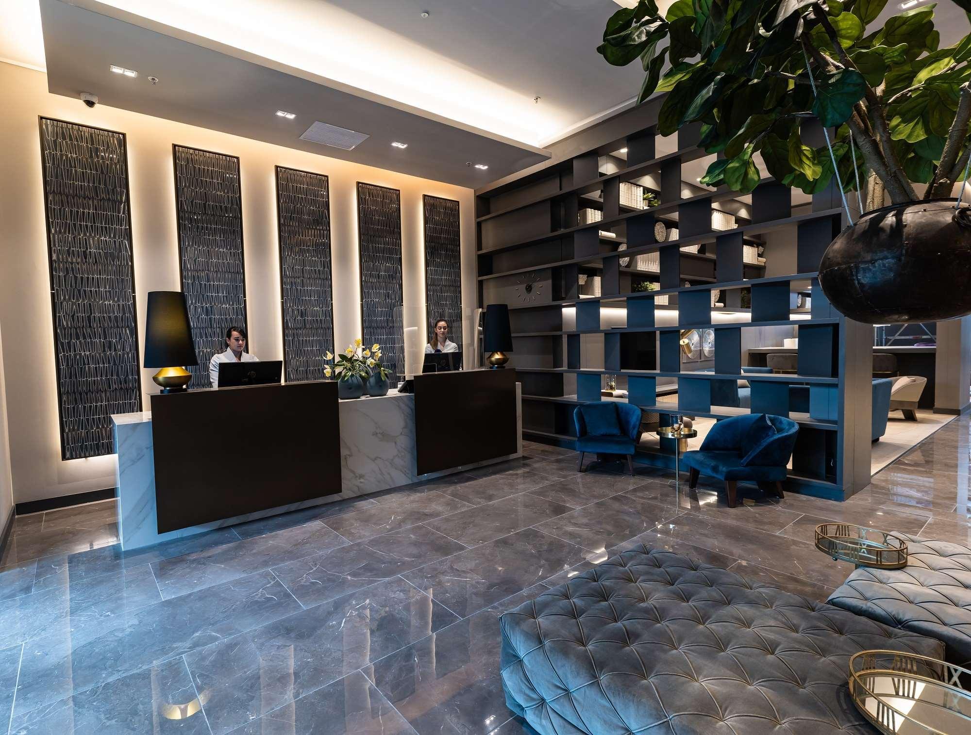 Hotel York Luxury Suites Medellin By Preferred Dış mekan fotoğraf The lobby of the hotel
