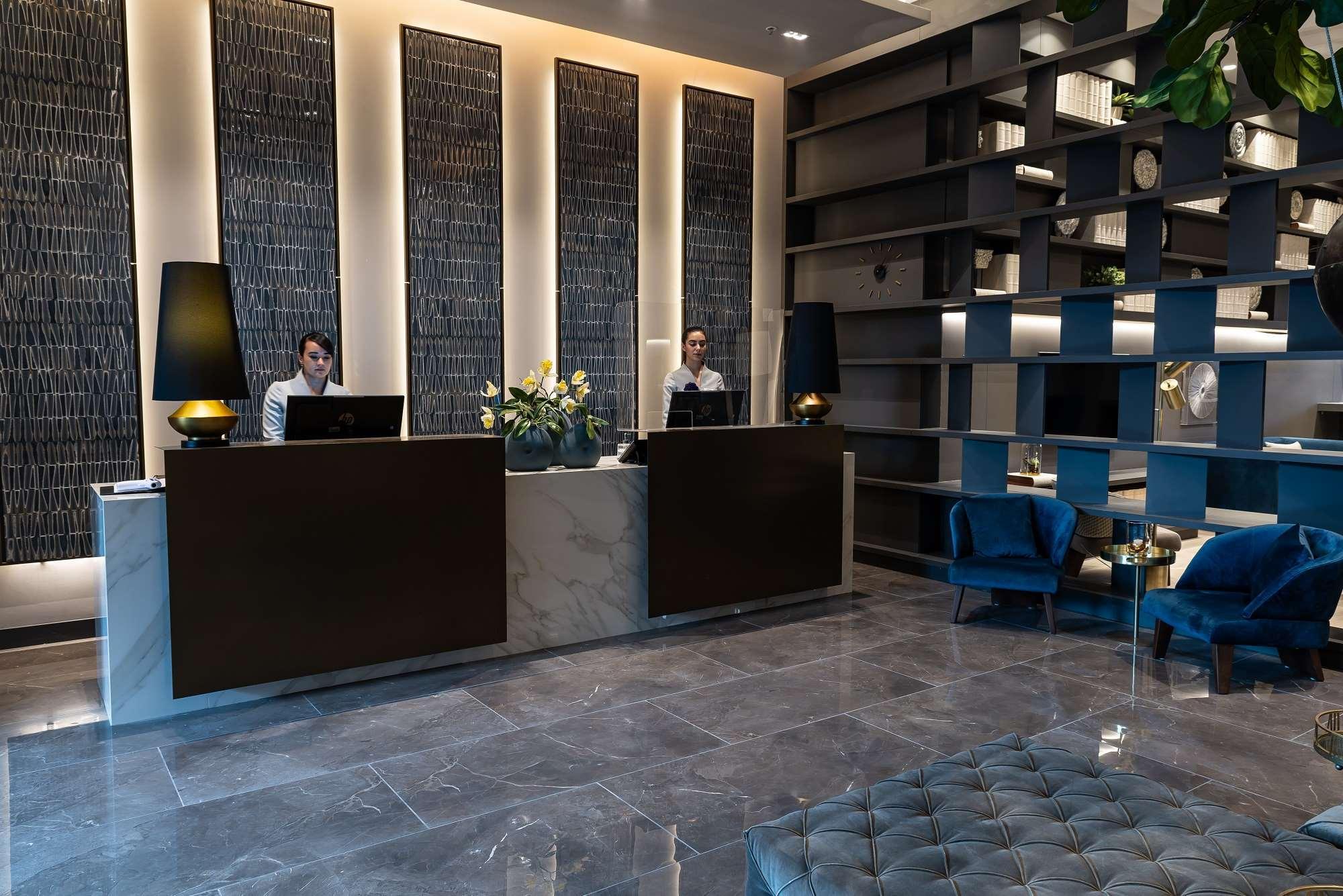 Hotel York Luxury Suites Medellin By Preferred Dış mekan fotoğraf The lobby of the hotel
